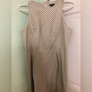 Ann Taylor Polka Dot Sleeveless Dress Size 10P